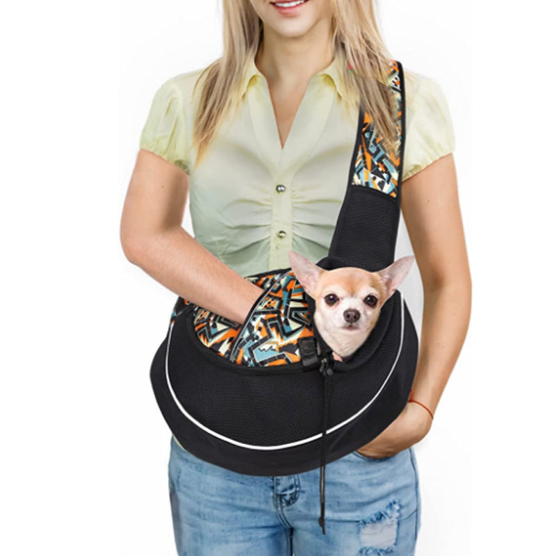 Portable Pet Carrier Bag – Crossbody Travel Tote for Dogs & Cats