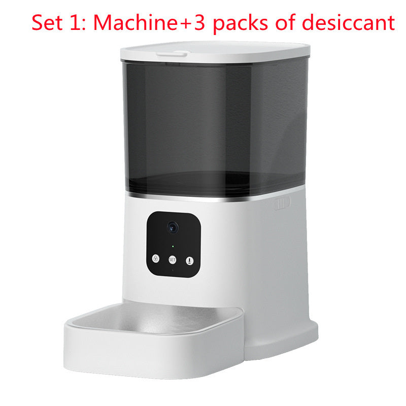 Smart Automatic Pet Feeder – WiFi Cat & Dog Food Dispenser with Timer & Voice Control