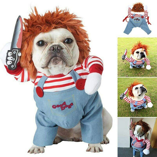 Halloween Pet Costume – Funny Dog Outfit for Parties & Cosplay 🎃🐾