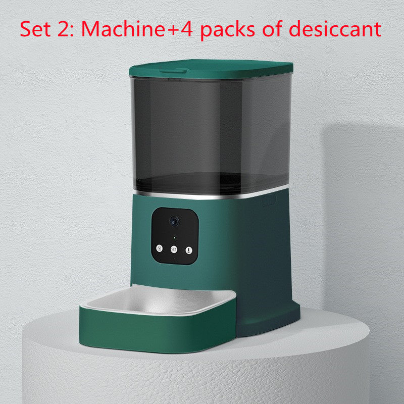 Smart Automatic Pet Feeder – WiFi Cat & Dog Food Dispenser with Timer & Voice Control