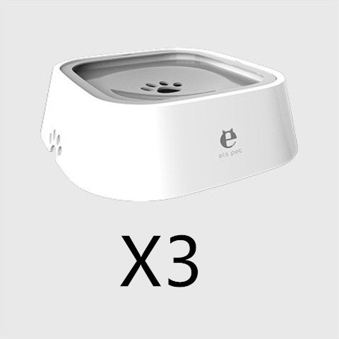 1.5L Dog & Cat Water Bowl – Anti-Overflow Floating Slow Feeder 💧🐾