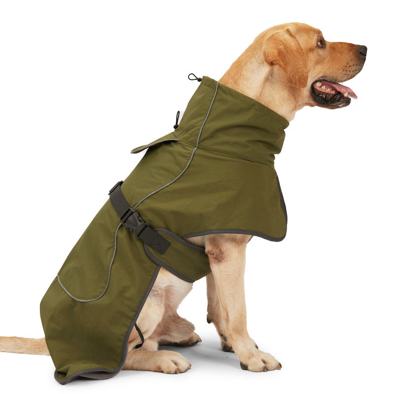 Winter Dog Coat – Snowproof Warm Jacket for Medium & Large Dogs 🐾❄️