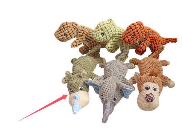 Plush Duck Dog Toy – Squeaky Chew Toy for Pets 🦆🐾