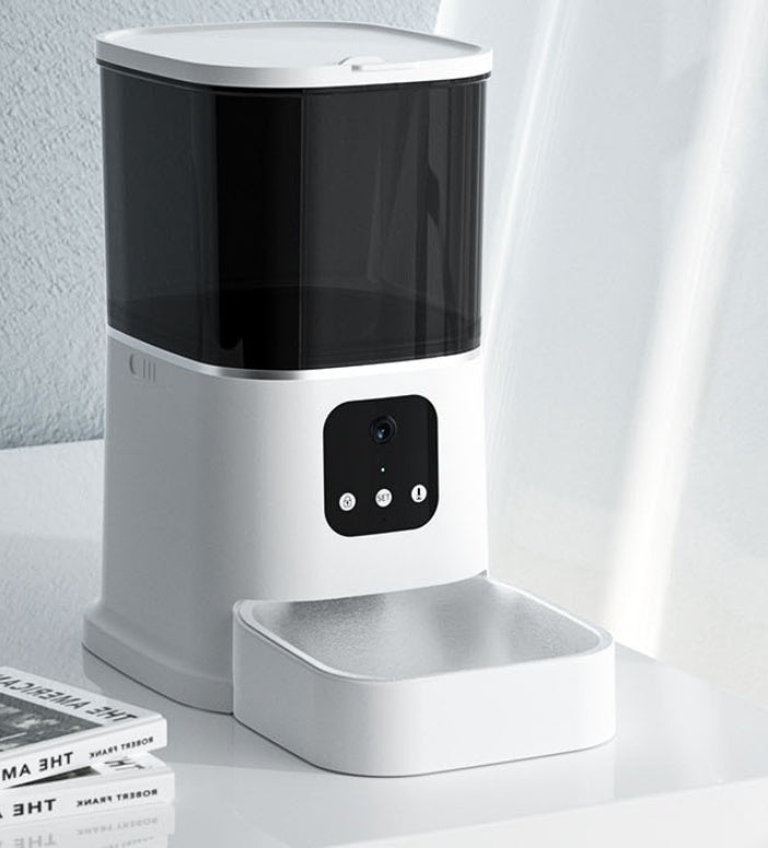Smart Automatic Pet Feeder – WiFi Cat & Dog Food Dispenser with Timer & Voice Control