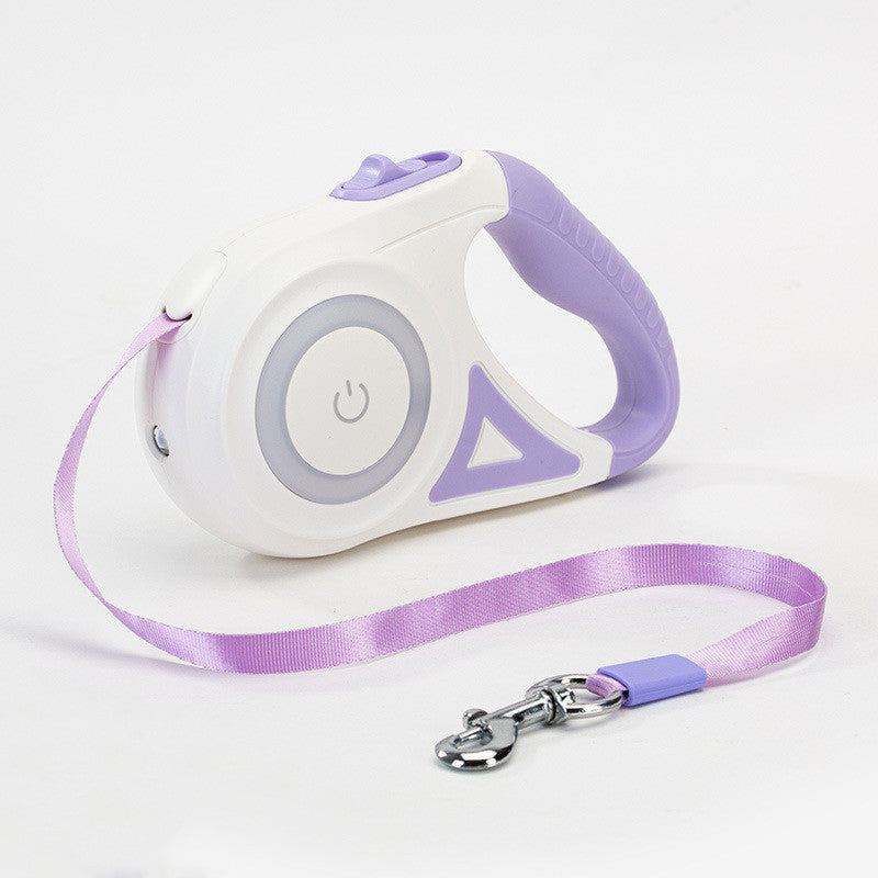 Retractable Dog Leash with Collar Set – 3m / 5m | Strong & Tangle-Free