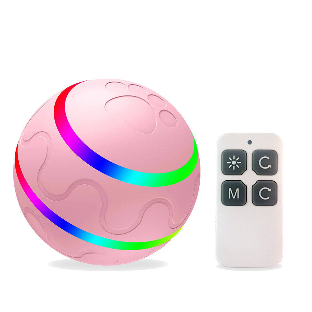 Interactive Cat Toy Ball – USB Rechargeable Self-Rotating Smart Ball