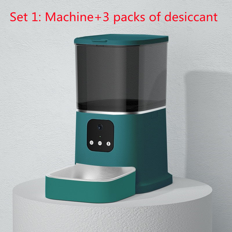 Smart Automatic Pet Feeder – WiFi Cat & Dog Food Dispenser with Timer & Voice Control