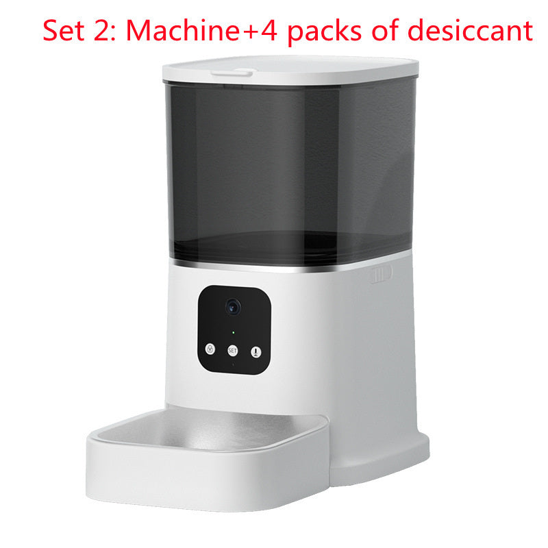 Smart Automatic Pet Feeder – WiFi Cat & Dog Food Dispenser with Timer & Voice Control